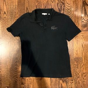 Black Lacoste polo shirt